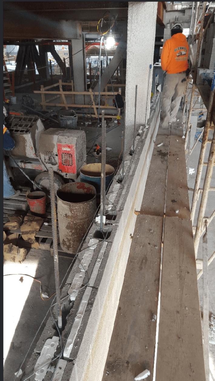 Construcción Kimmel Pavilion 1