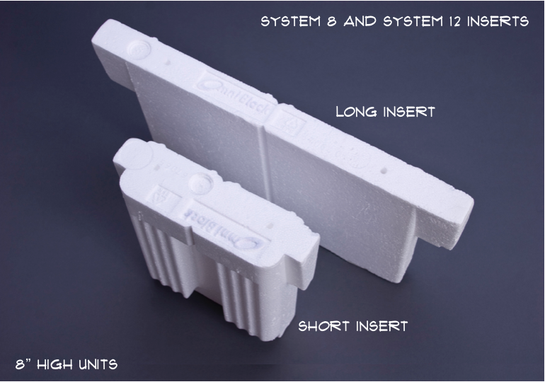 Insertos para bloque de contreto 20cm y 30cm 